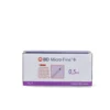 BD Micro Fine+ 0.5ml U100 Insulin Syringe & Needle 30g x 8mm x 100 | Accessories | Aesthetics Shop UK